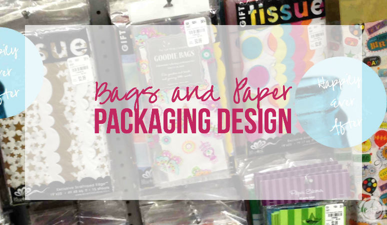 Bags and Paper... packaging design with Happily Ever After, Etc.