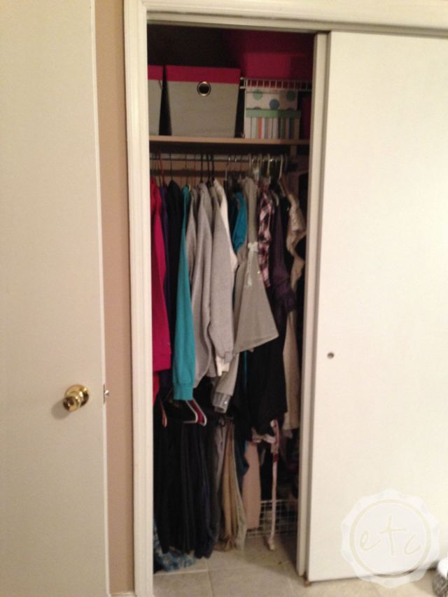 Closet Organization for Small Spaces and Smaller Budgets | Happily Ever After Etc