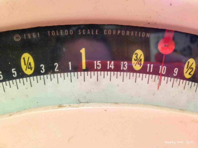 Color me PINK - Antique Toledo Scale | Happily Ever After Etc. 