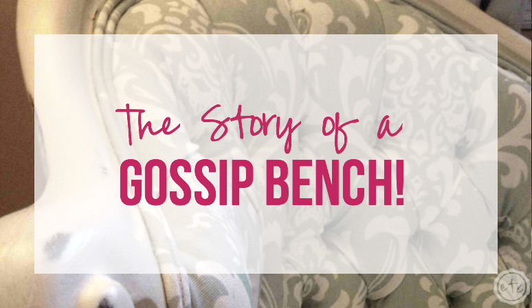 Found It! The Story of a Gossip Bench