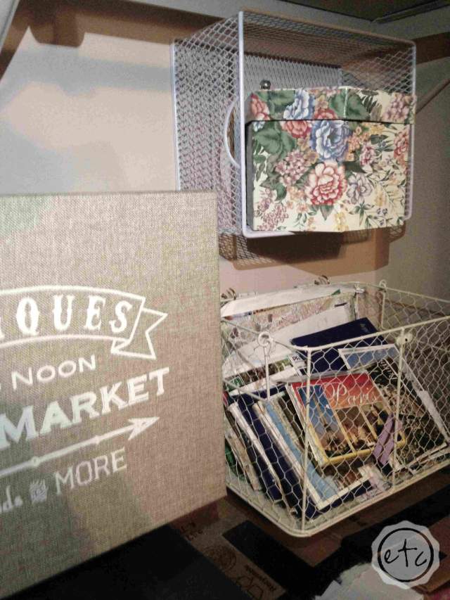How I Used Baskets for Wall Storage | Happily Ever After Etc.