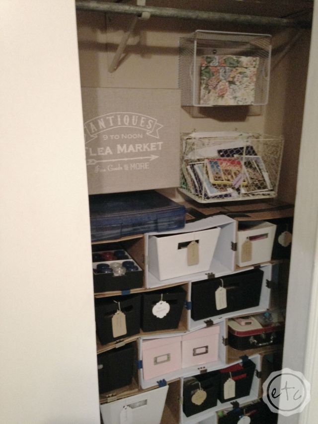 How I Used Baskets for Wall Storage | Happily Ever After Etc.