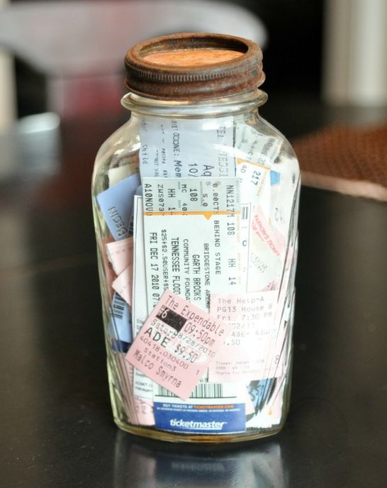 Saving Memories: Ticket Stubs etc | Happily Ever After, Etc.