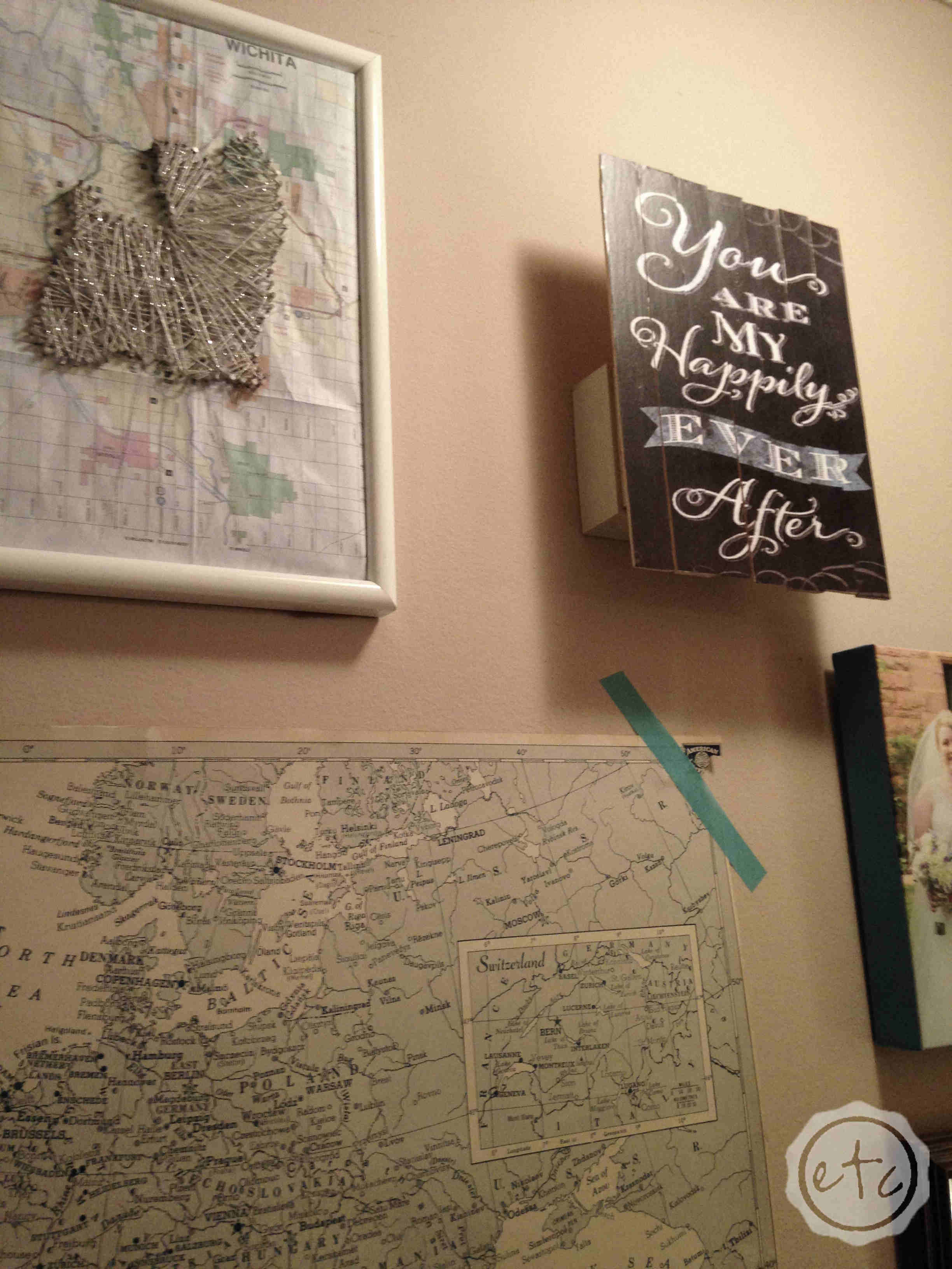 How to Create a Hallway Wall Mural with Happily Ever After Etc.