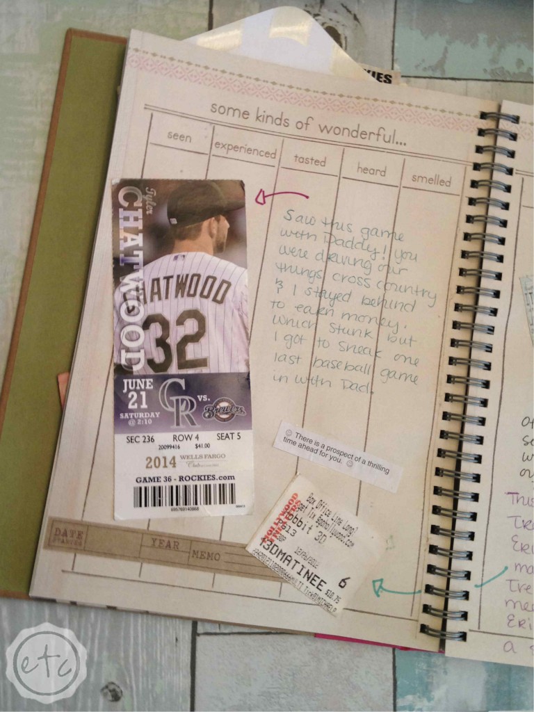 Saving Memories: Ticket Stubs & Other Memorabilia | Happily Ever After, Etc.