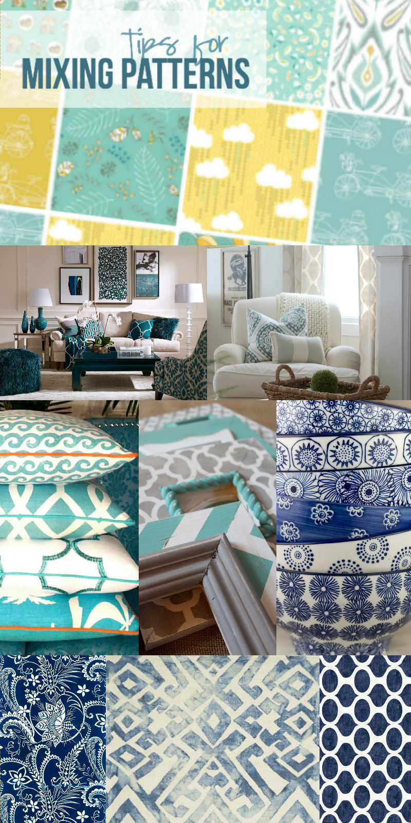Tips for Mixing Patterns with Happily Ever After Etc