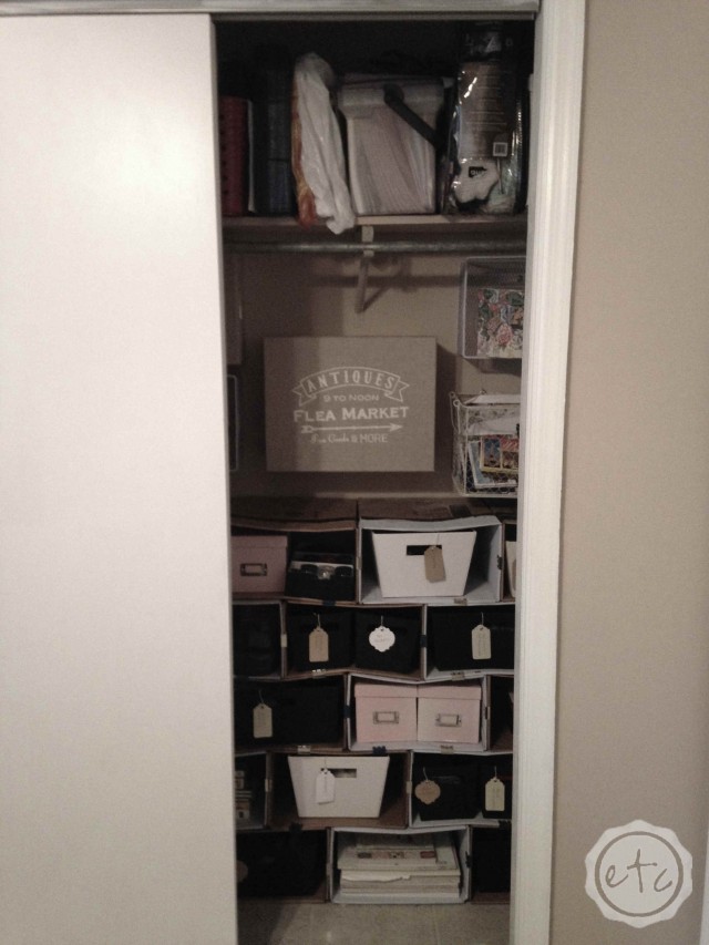 5 ways to Organize a Craft Closet | Happily Ever After, Etc.