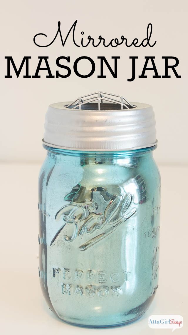 Atta Girl Mercury Glass Jars! 