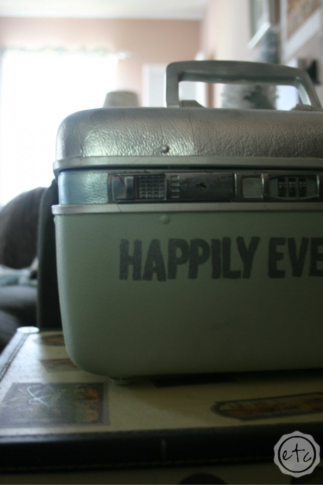A Vintage Suitcase Makeover | Happily Ever After, Etc.