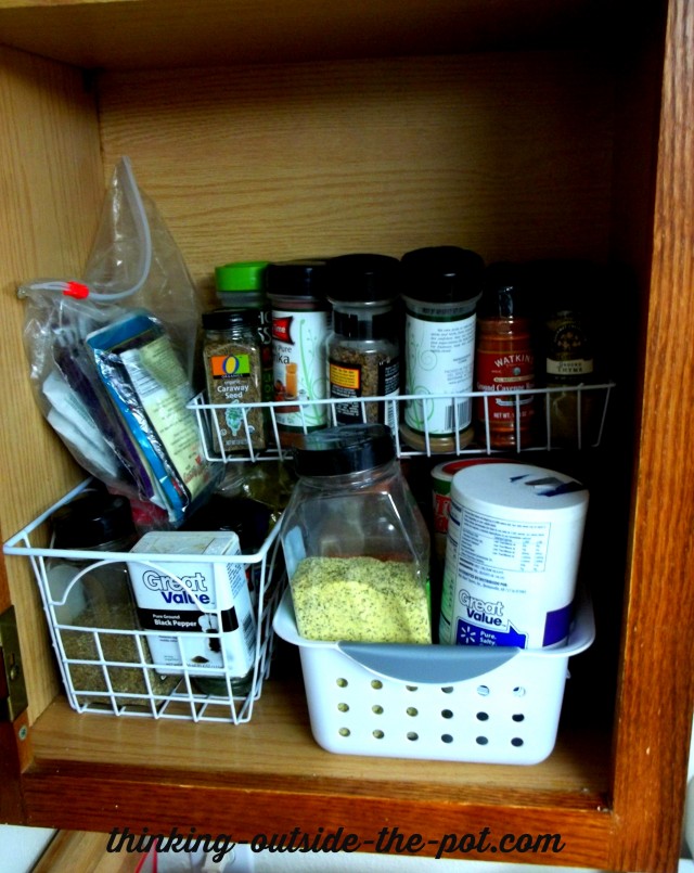 Frugal Spice Cabinet Organization | Happily Ever After, Etc.