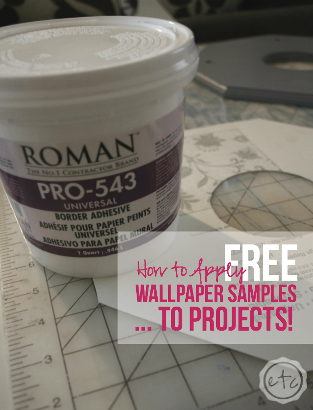 How to Apply FREE Wallpaper Samples... to Projects! Happily Ever After, Etc.