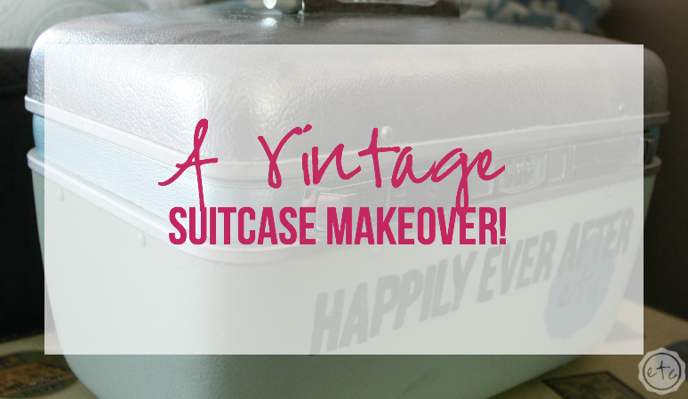 A Vintage Suitcase Makeover