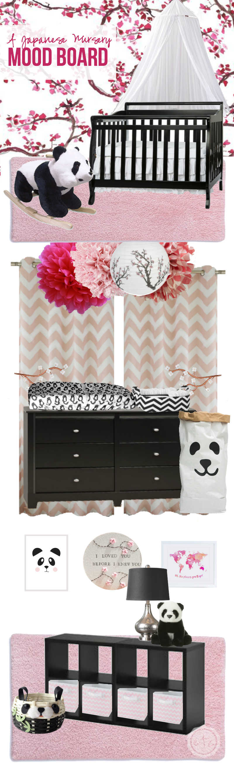 A Japanese Nursery Mood Board by Happily Ever After, Etc.