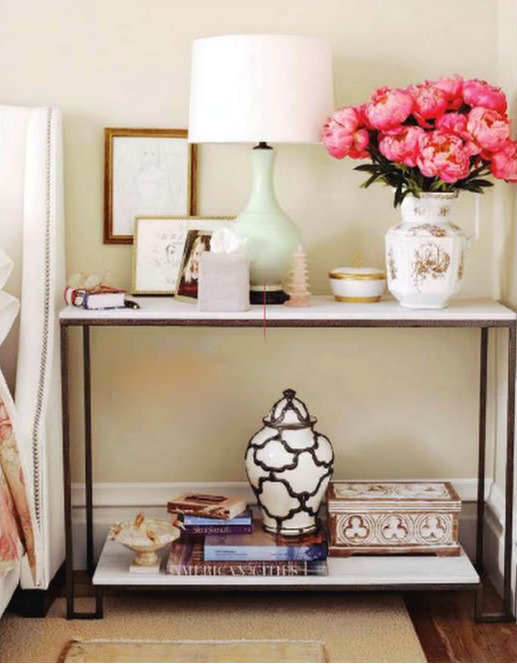 Non-Traditional Bedside Tables with Happily Ever After, Etc.