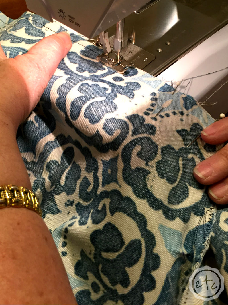 How to Create a New Custom Slipcover... from an Old Ratty Slipcover!