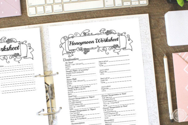 How to Put Together Your Perfect (FREE) Wedding Binder (+ 42 Free ...