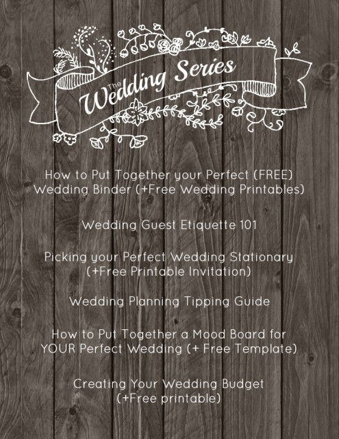 How to Put Together Your Perfect (FREE) Wedding Binder (+ 42 Free ...