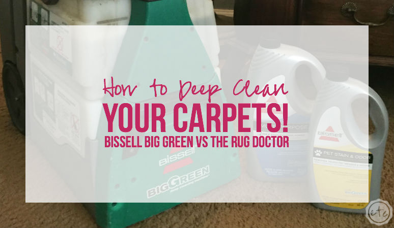 How to Deep Clean Your Carpets: Bissell Big Green vs the Rug Doctor