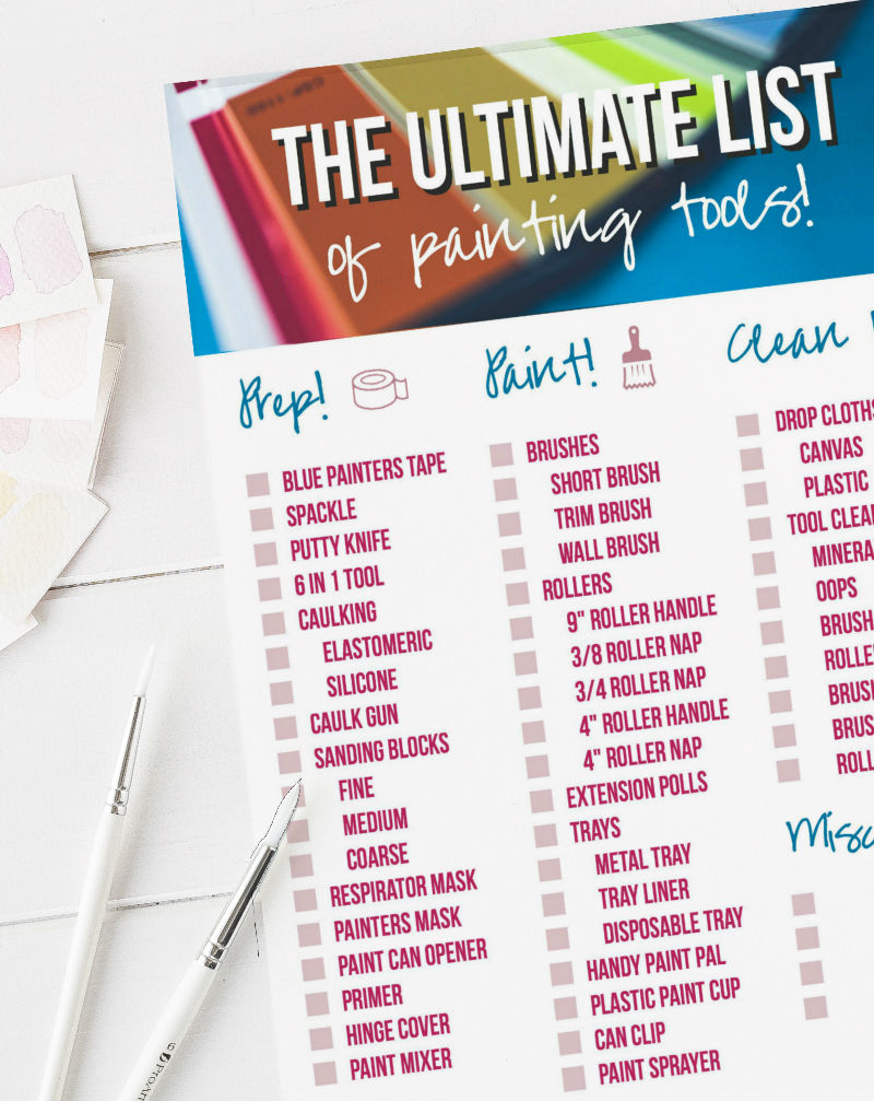 The ULTIMATE List of Painting Tools! with Happily Ever After, Etc.