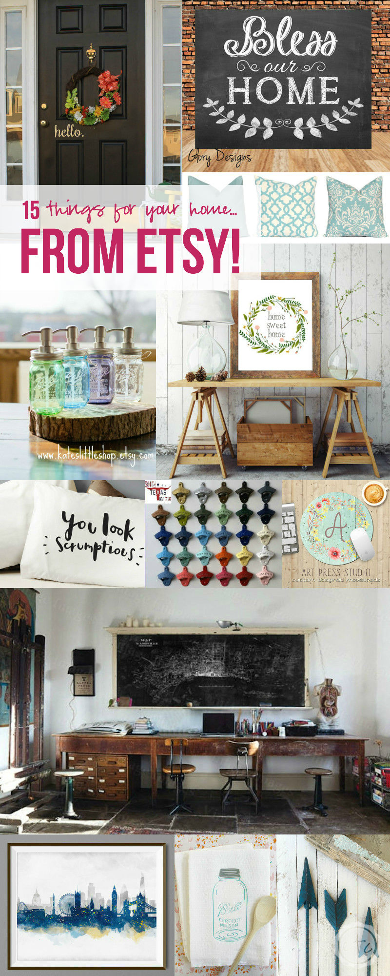 15 things for your home... from Etsy!