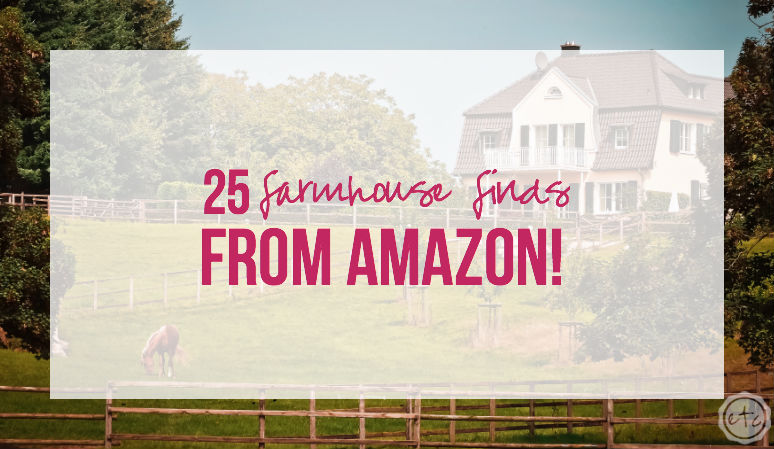 25 Farmhouse Finds from Amazon!