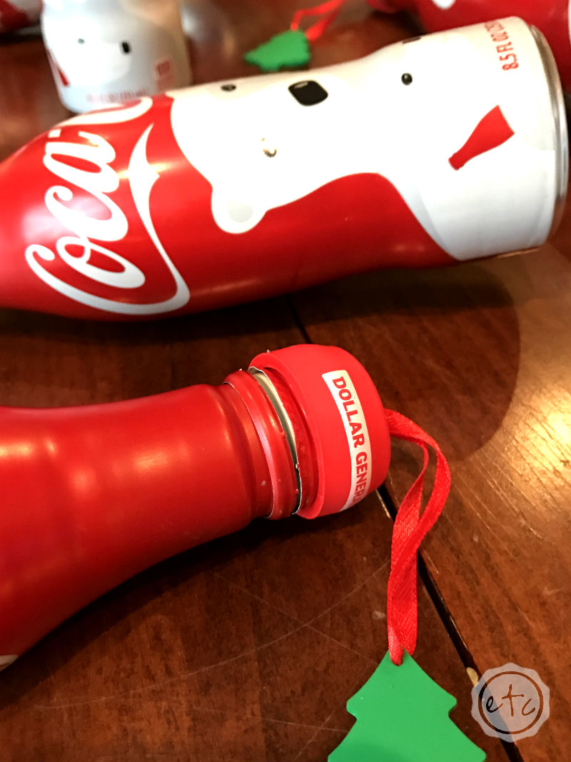 How to Make Christmas Ornaments Out of Coca-Cola Bottles
