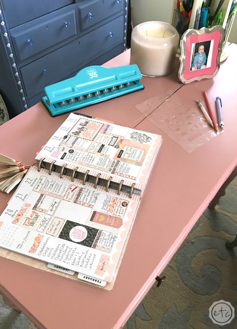Creating a Planner Stencil with Cricut