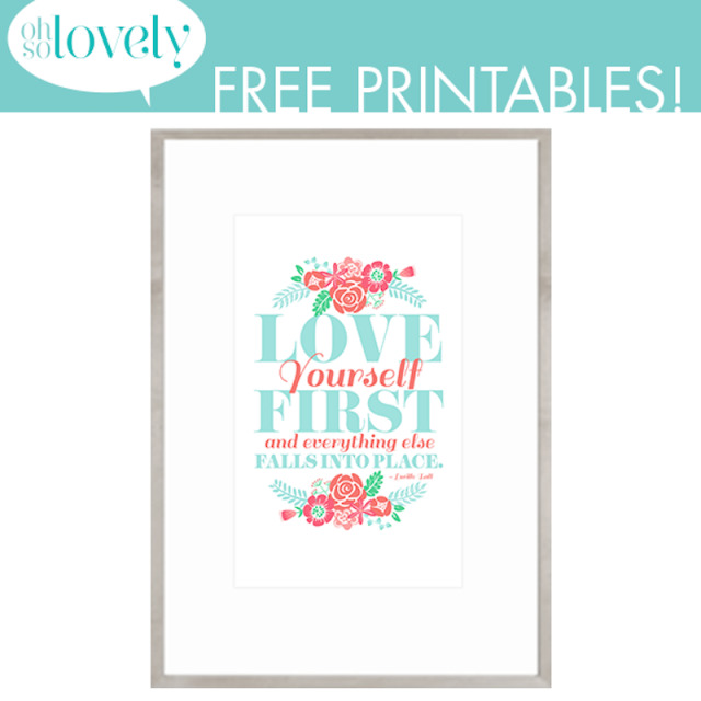 25 FREE Trendy Printables - Happily Ever After, Etc.