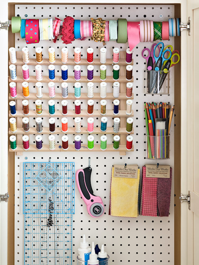 31 Pegboard Ideas for Your Craft Room
