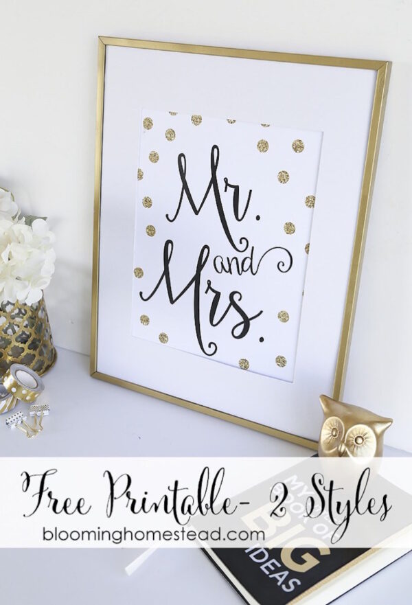 25 FREE Trendy Printables - Happily Ever After, Etc.
