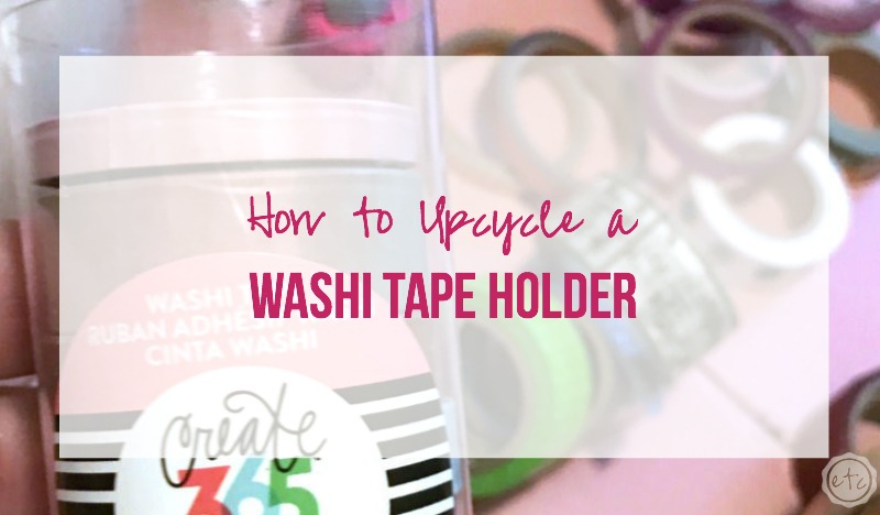 How to Upcycle a Box into a Washi Tape Holder