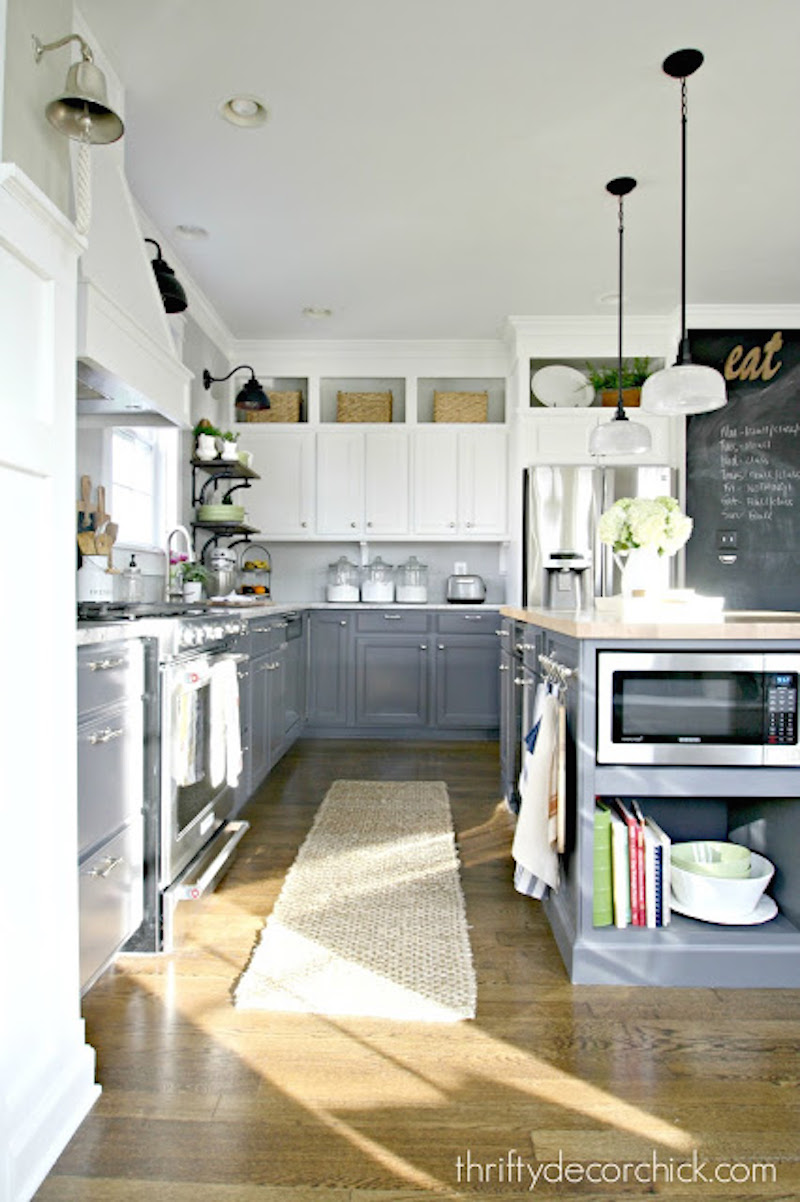 18 Examples of the Space above your Kitchen Cabinets   Happily ...