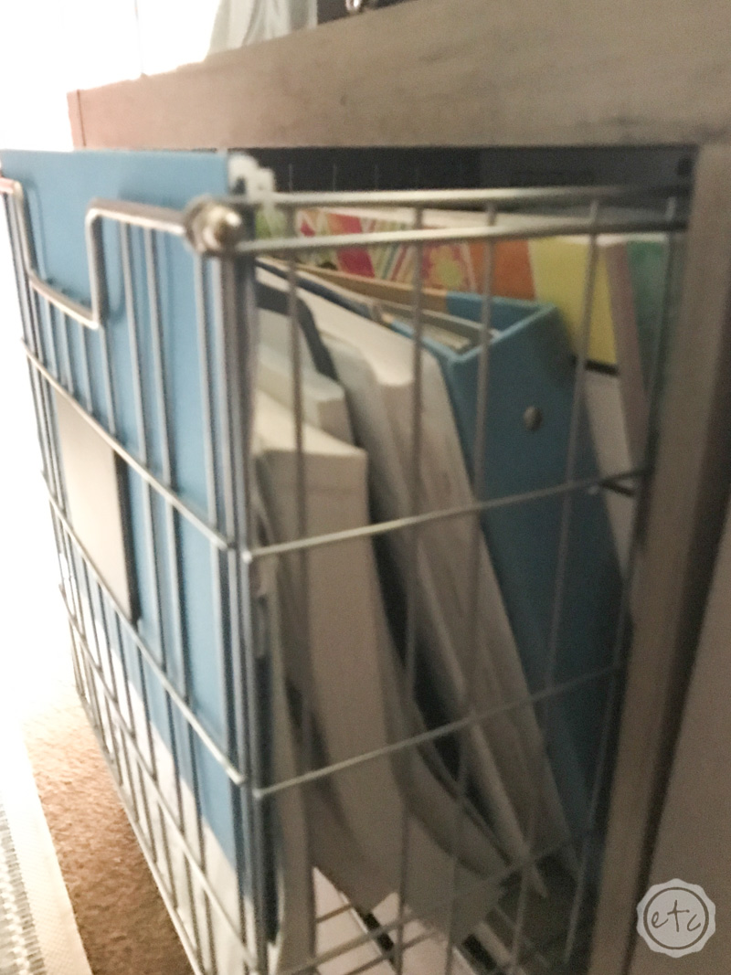 How to Use a Cube Bookcase as a File Cabinet