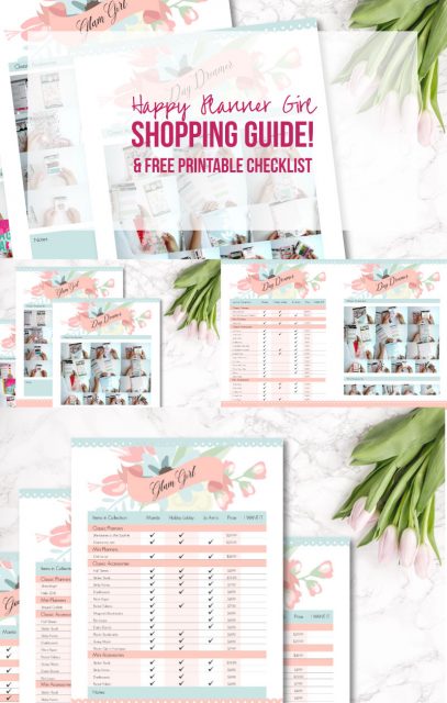 Happy Planner Girl Shopping Guide - Happily Ever After, Etc.