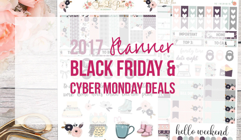 2017 Planner Deals for Black Friday & Cyber Monday