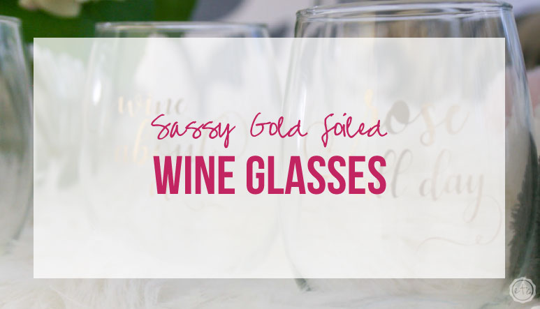 Quick and Easy Holiday Gift Idea: Sassy DIY Wine Glasses