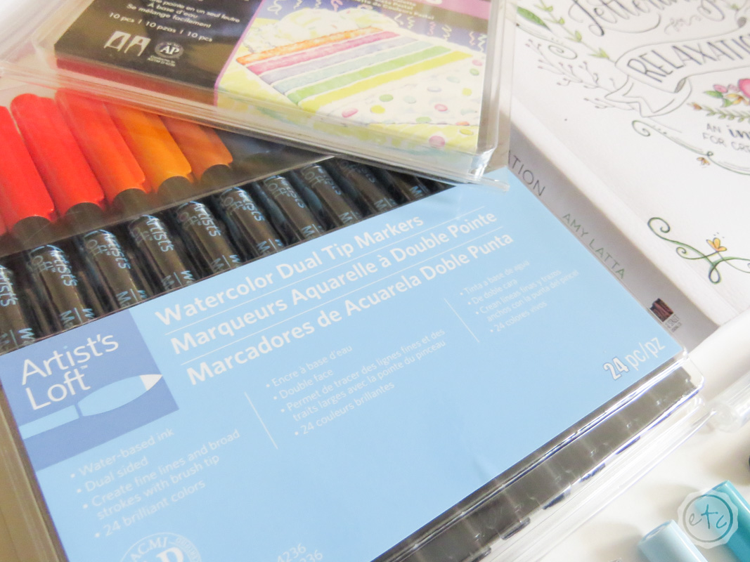 Artist's Loft Watercolor Markers Video Review