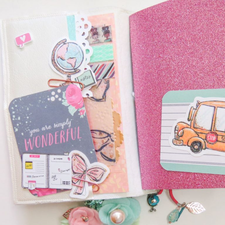 Back to School Themed Travelers Notebook - Happily Ever After, Etc.