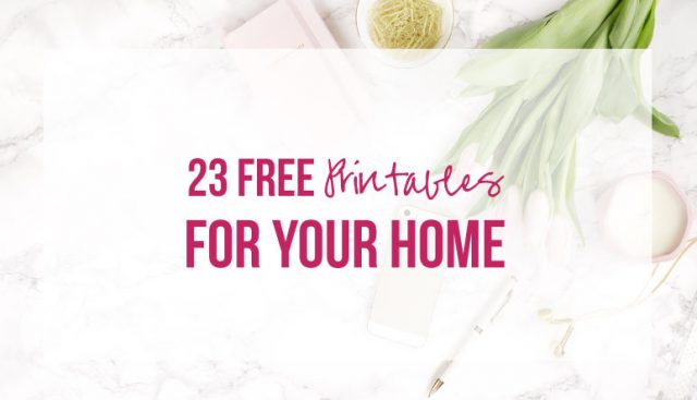 23 Free Printables for your Home - Happily Ever After, Etc.