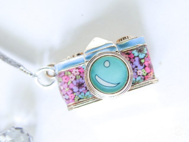 Holographic Dangle Charm Leather Bookmark