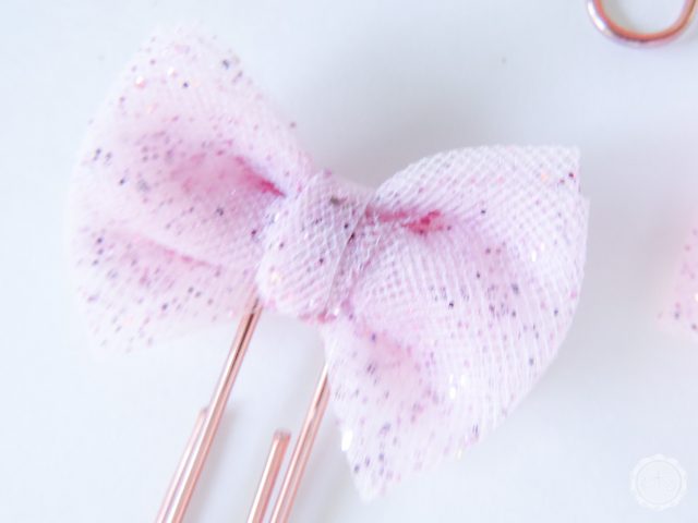 Set of 3 Fall Bow Paperclips