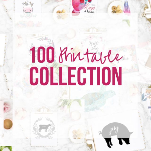 100 Printable Collection
