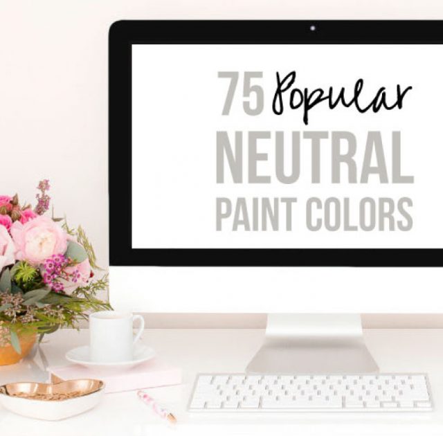 75 Neutral Paint Color Swatches