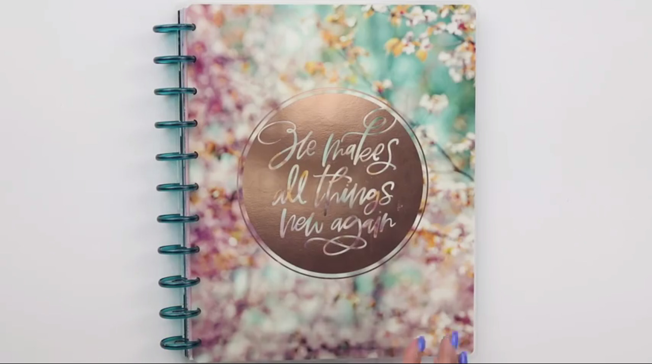 Happy Planner 2019: Beauty in Faith Cover