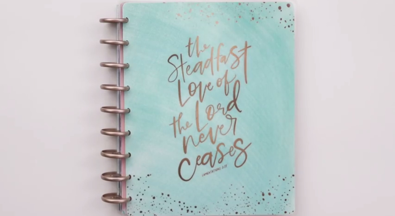 2019 Happy Planner: Beauty in Faith Cover