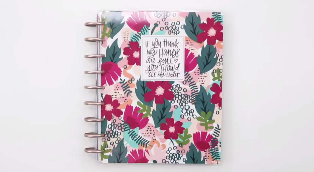 2019 Happy Planner: Forget Me Not Classic Cover