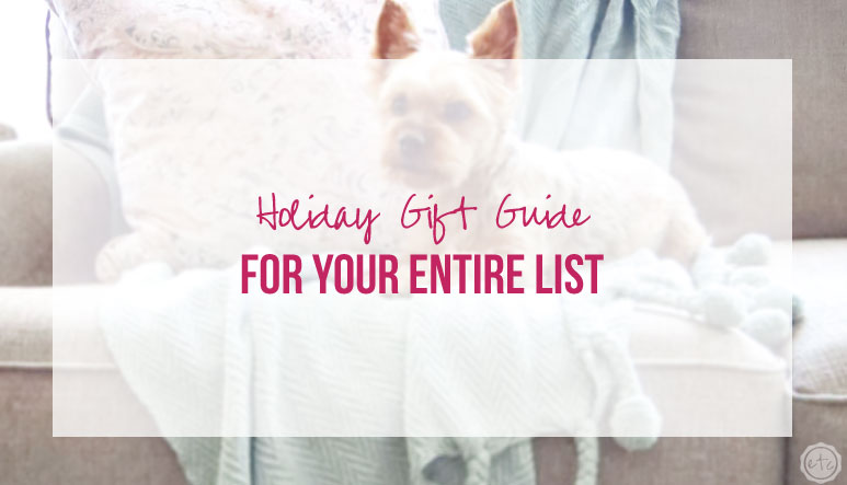 Holiday Gift Guide for your Entire List