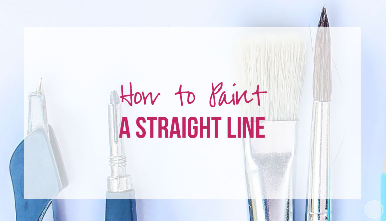 How to Paint a Straight Line