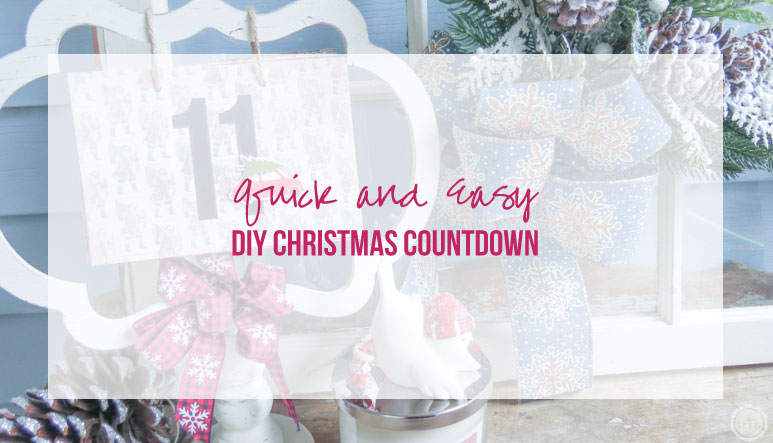 Quick and Easy DIY Christmas Countdown