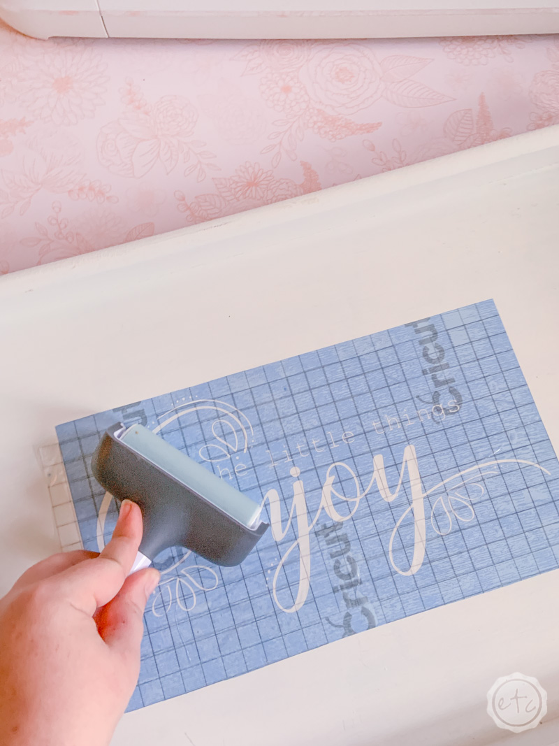 How to Use Cricut Stencil Vinyl for a Fun Tray Upcycle - Happily Ever  After, Etc.